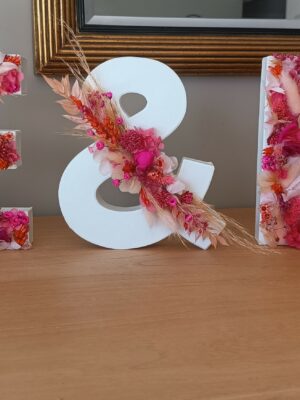 Lettres fleuries