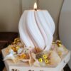 Bougie Mère-Veilleuse Orangée Bougie Mère-Veilleuse