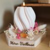 Bougie Mère-Veilleuse Rose Bougie Mère-Veilleuse